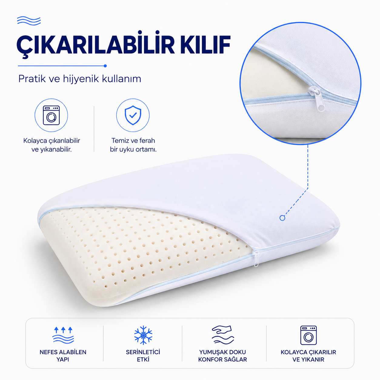 Vasko Hava Kanallı Visco Yastık